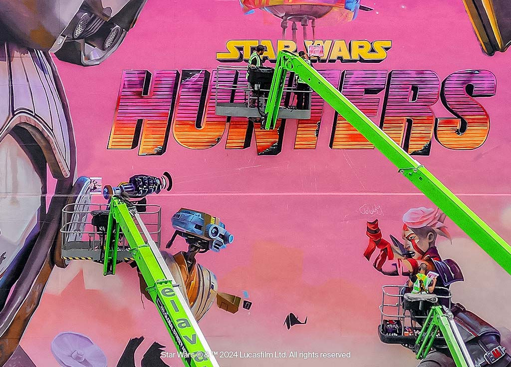 Zynga Star Wars Hunters | Global Street Art